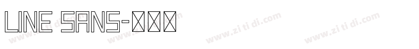 LINE Sans字体转换